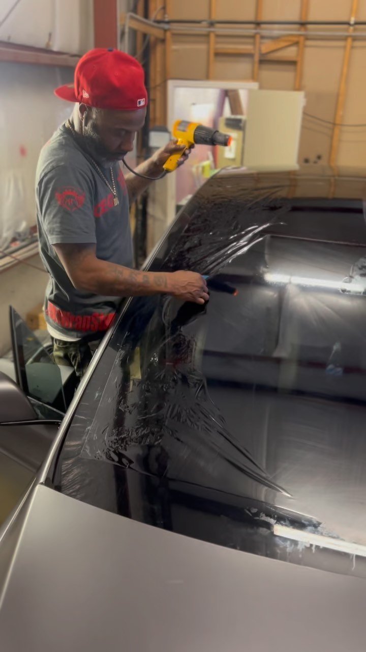 Model X windshield tint