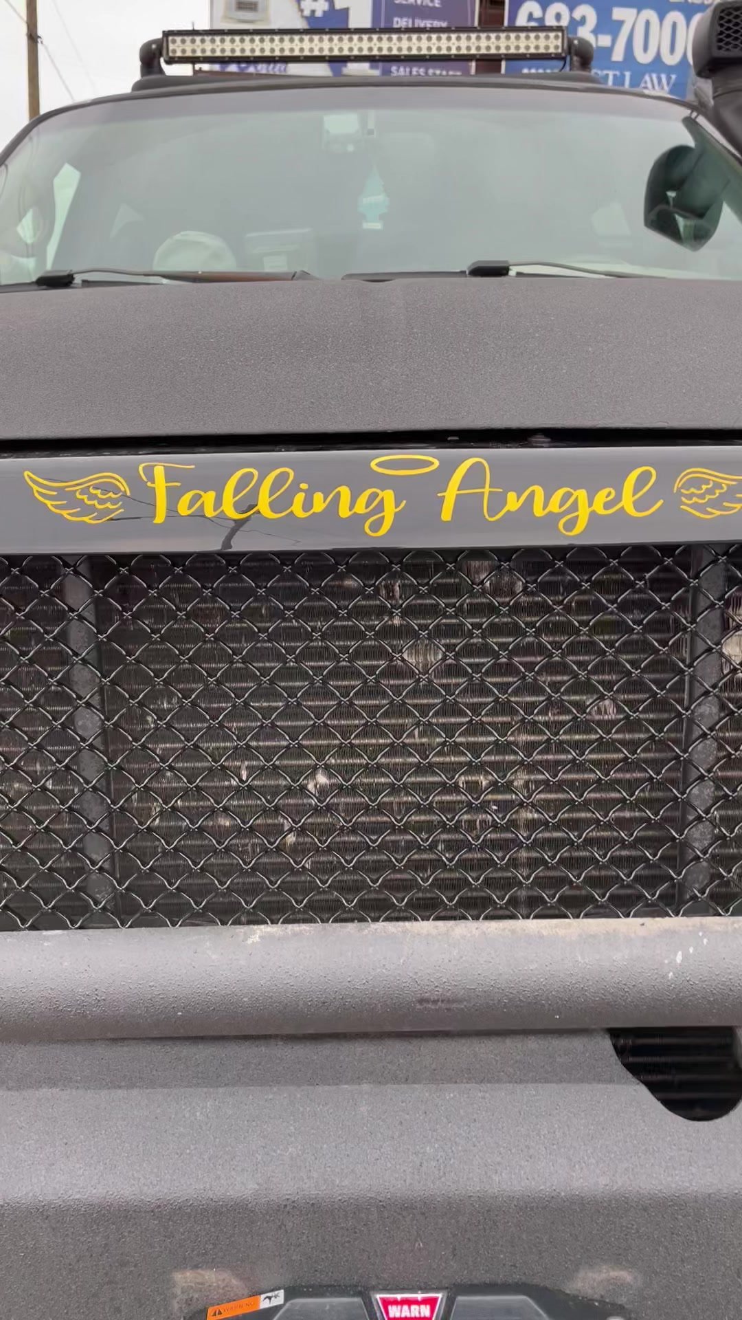 Falling Angel custom details