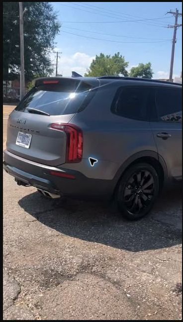 Dark custom-wrapped SUV by 901 Wrap Starz