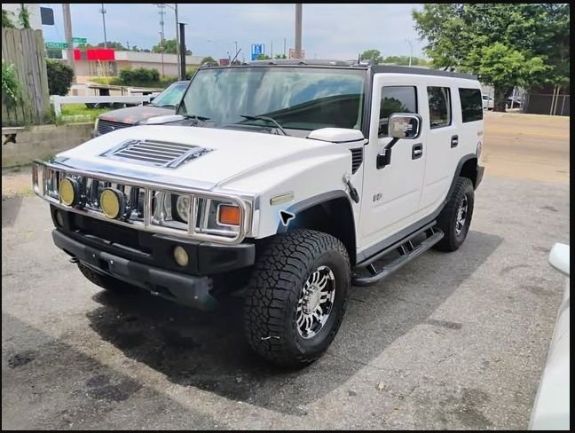 White Hummer customized by 901 Wrap Starz