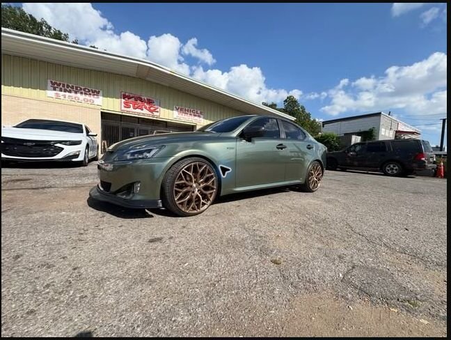 Custom-finished sedan by 901 Wrap Starz